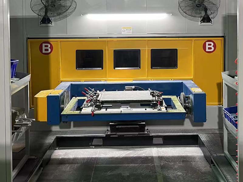 三軸雙工位旋轉(zhuǎn)變位機(jī)工作站